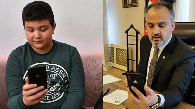 Sosyal medyadan top istedi, Başkan yerine getirdi