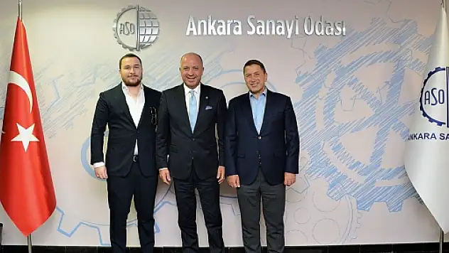 STSO Başkanı Güven Kuzu'dan Ankara Sanayi Odası (ASO) Başkanı Ardıç'a Ziyaret