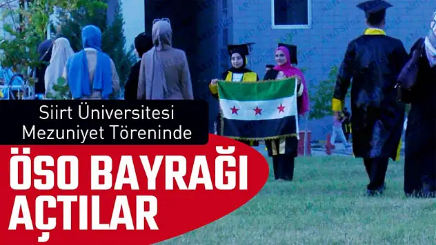 Suriye Uyruklu Öğrenciler, ÖSO Bayrağı Açarak Fotoğraf Çektirdi