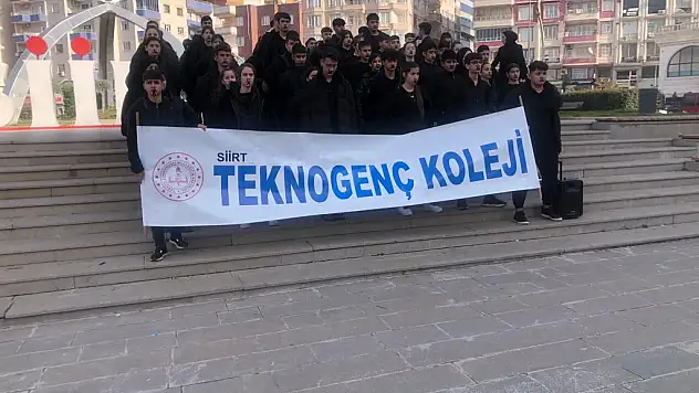 Tekno Gençli Öğrenciler Filistinli Çocuklar Adına Haykırdı!