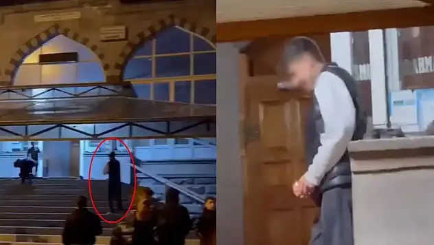 Teravih namazında cemaati paniğe sürükleyen çocuk gözaltında