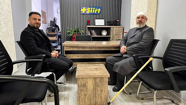 Tillo Âlimi Molla İsmail Hakkı Toprak'tan Artı Siirt Haber Ajansı'na Ziyaret