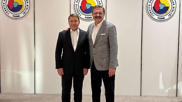 TOBB Başkanı Hisarcıklıoğlu'ndan Siirt TSO Başkanı Güven Kuzu'ya Tebrik