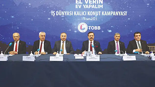 TOBB Kalıcı Konut Kampanyası Başlattı