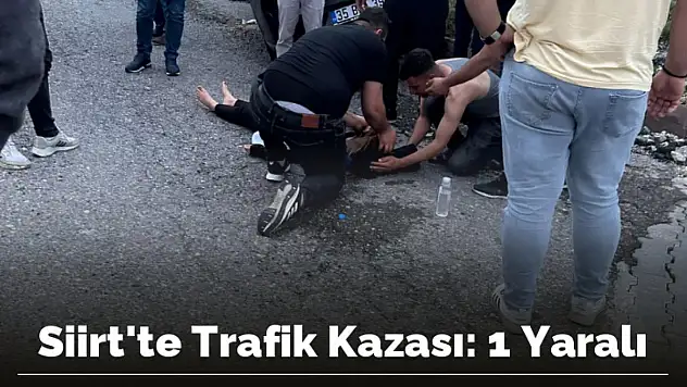 Trafik Kazası: 1 Yaralı