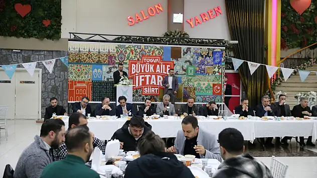 TÜGVA Siirt İl Temsilciliğinden Geniş Katılımlı Ramazan Şenliği ve Aile İftarı