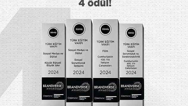 Türk Eğitim Vakfı, Brandverse Awards'tan Dört Ödülle Döndü