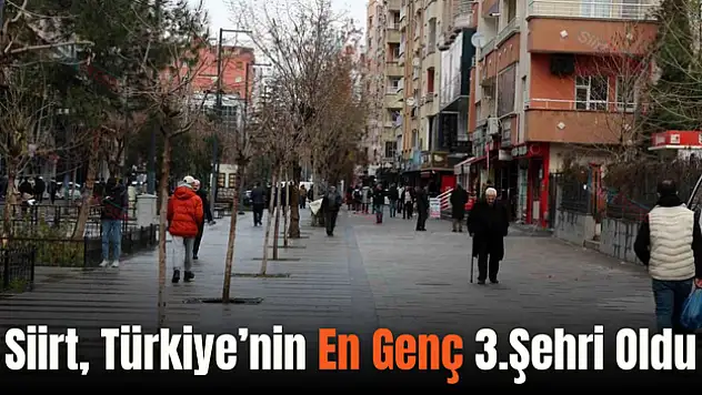 Türkiye'nin En 'Genç' İlleri Arasında Siirt 3. Sırada