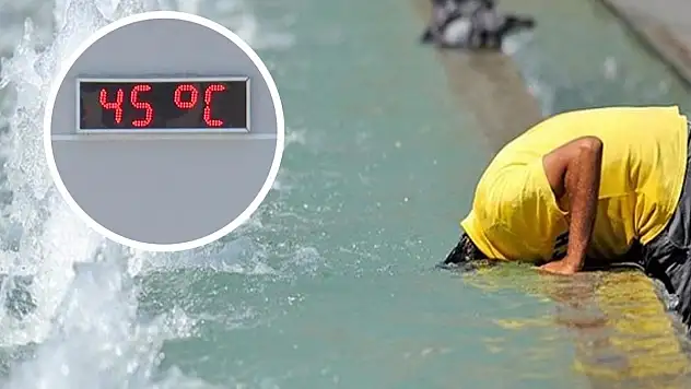 Türkiye'nin En Sıcak İli Siirt'e En Yakın İl Oldu ve Termometreler 45 Dereceyi Gördü