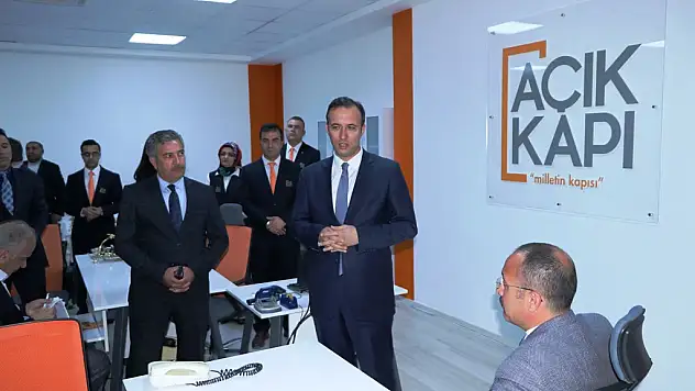 Vali Ali Fuat Atik, 'Açık Kapı' Projesini Kamuoyuna Tanıttı
