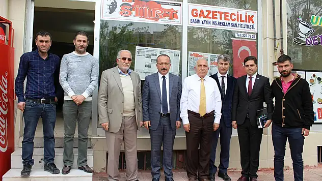 Vali Ali Fuat Atik Basın Kuruluşlarını Ziyaret Etti