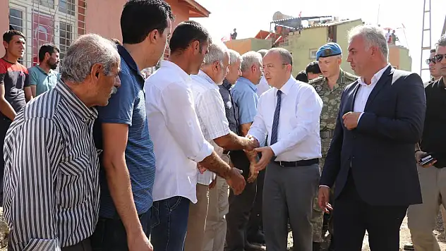 VALİ ALİ FUAT ATİK'TEN ARSLAN AİLESİNE TAZİYE ZİYARETİ