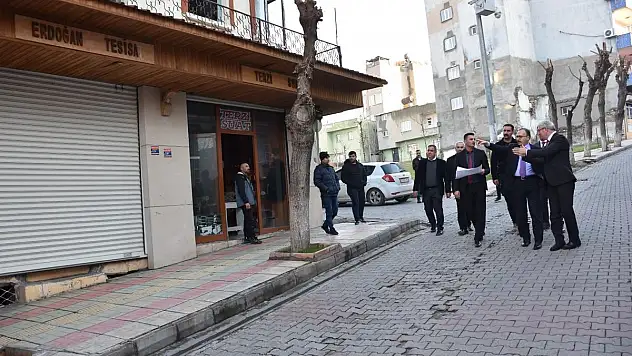 Vali/Belediye Başkan V. Kızılkaya, Kentsel Dönüşüm Alanında Denetim ve İncelemelerde Bulundu