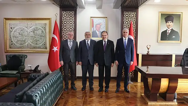 Vali Dr.Kemal Kızılkaya, DEDAŞ Genel Müdürü Yaşar Arvas'ı Ağırladı