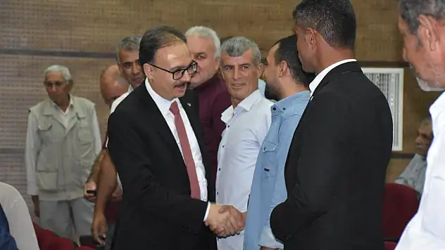 Vali Dr.Kemal Kızılkaya, Mahalle ve Köy Muhtarlarıyla Bir Araya Geldi