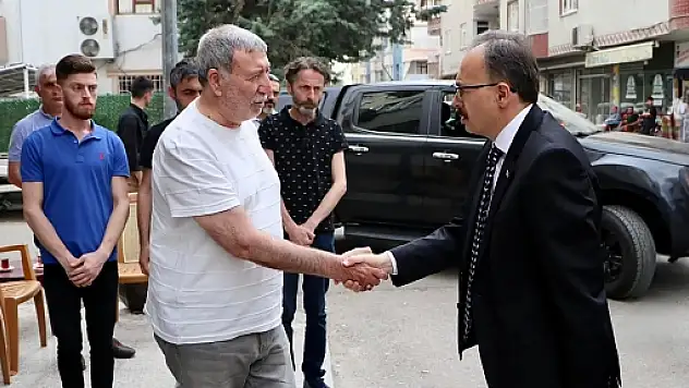 Vali Dr.Kemal Kızılkaya'dan Taziye Ziyareti 