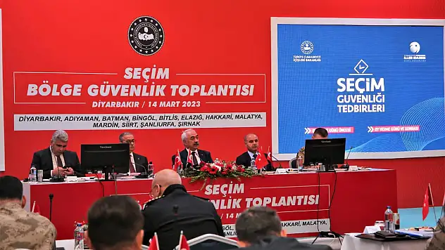 VALİ HACIBEKTAŞOĞLU, BÖLGE SEÇİM GÜVENLİĞİ TOPLANTISINA KATILDI!