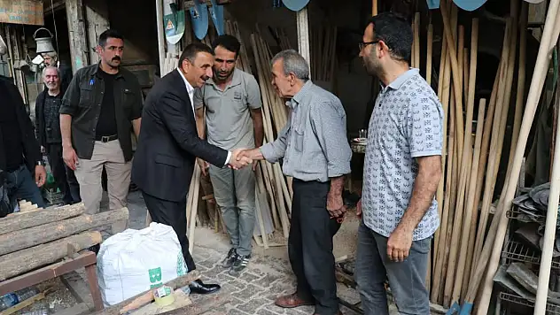 Vali Hacıbektaşoğlu, Esnaf ve Vatandaşları Ziyaret Ederek Taleplerini Dinledi