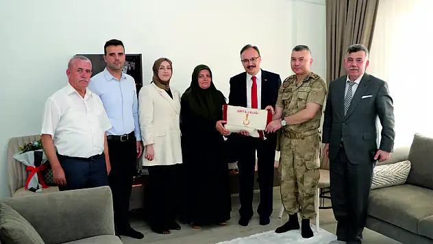 Vali Kızılkaya, 15 Temmuz Etkinliklerinde Şehit Ailelerini Unutmadı