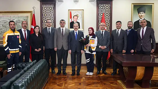 Vali Kızılkaya'dan Sağlık Müdürü Hacıoğlu'na Tıp Bayramı Kabulü