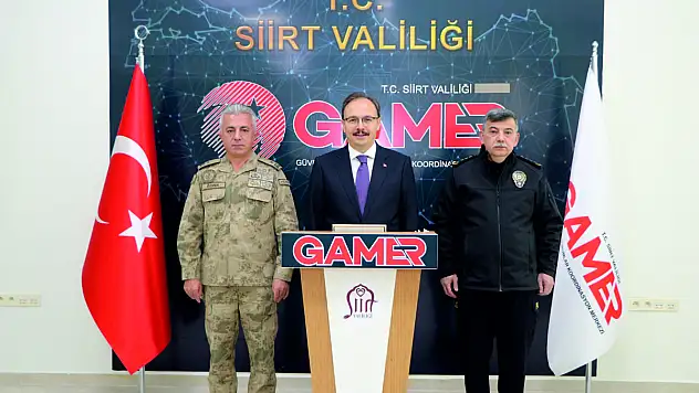 Vali Kızılkaya: Siirt'in Huzur ve Güvenliği İçin 7/24 Görev Başındayız