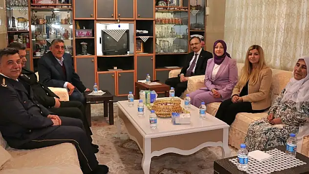 Vali Kızılkaya'dan Şehit Ailesine Bayram Ziyareti
