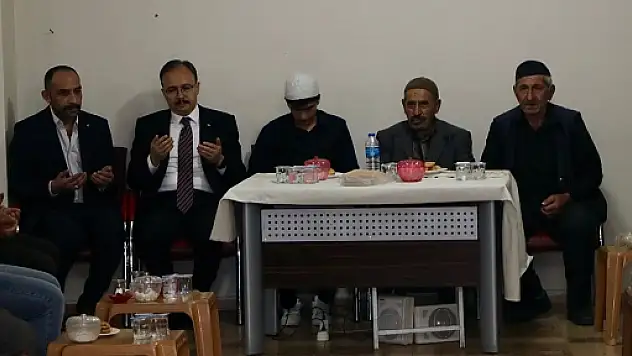 Vali Kızılkaya'dan Şehit Babası Kaygaş'ın Ailesine Taziye Ziyareti