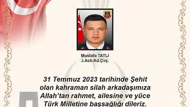 Vali Osman Hacıbektaşoğlu'nun Taziye Mesajı