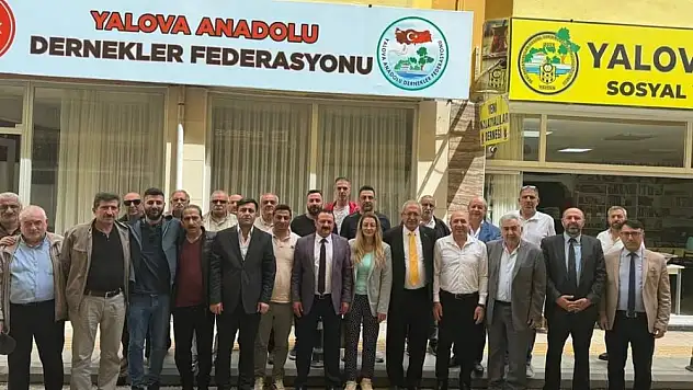 Yalova Anadolu Dernekler Federasyonu Başkanı Babaoğlu, Güven Tazeledi