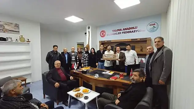 Yalova Anadolu Dernekleri Federasyonuna Ziyaretler Devam Ediyor