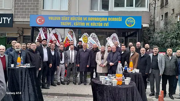 Yalova Siirt Kültür ve Dayanışma Derneği Taziye, Eğitim ve Kültür Evi Açıldı