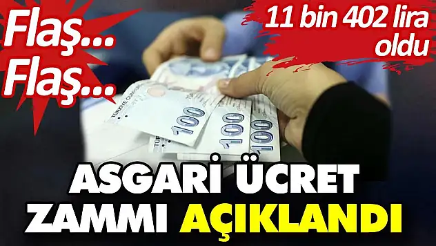 Yeni Asgari Ücret Açıklandı