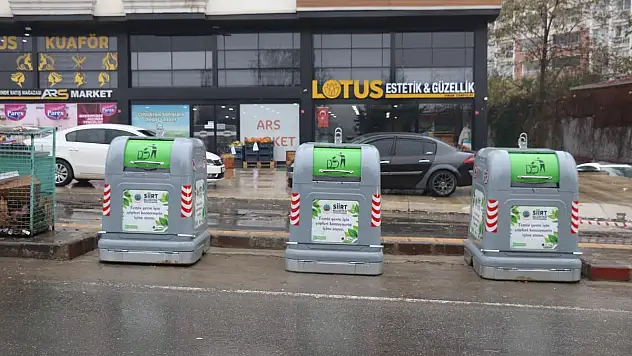 Yeni Nesil Çöp Konteynerleri Siirtlilerin Hizmetinde