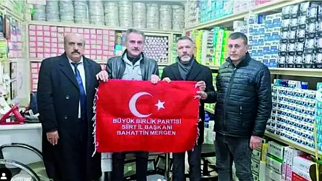 Yeniden Refah Partisi'nden Mergen'e Hayırlı Olsun Ziyareti