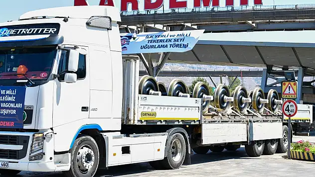 Yerli ve Milli Demiryolu Tekerlek Setinin İlk Sevkiyatı Gerçekleşti