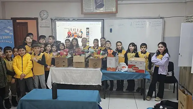 Yunus Emre İlkokulu Öğrencilerinden Örnek Davranış