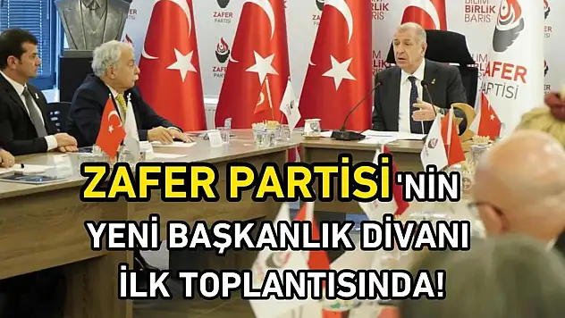 Zafer Partisi Başkanlık Divanı Belli Oldu