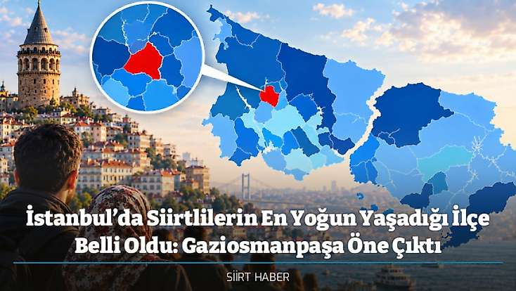 İstanbul’da Siirtlilerin En Yoğun Yaşadığı İlçe Belli Oldu: Gaziosmanpaşa Öne Çıktı