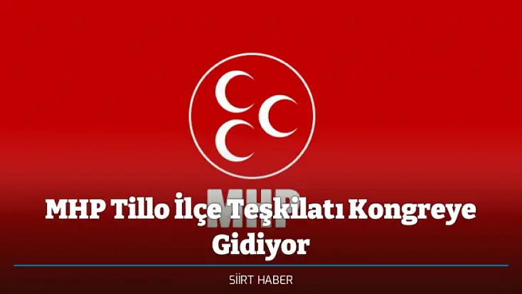 MHP Tillo İlçe Teşkilatı Kongreye Gidiyor