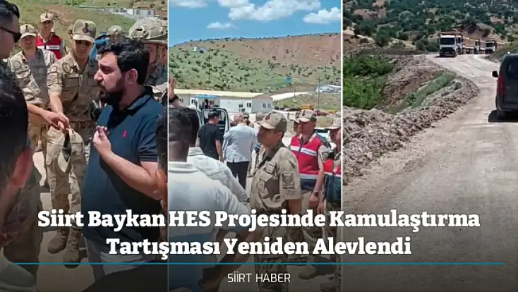 Siirt Baykan HES Projesinde Kamulaştırma Tartışması Yeniden Alevlendi