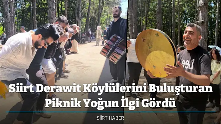 Siirt Derawit Köylülerini Buluşturan Piknik Yoğun İlgi Gördü