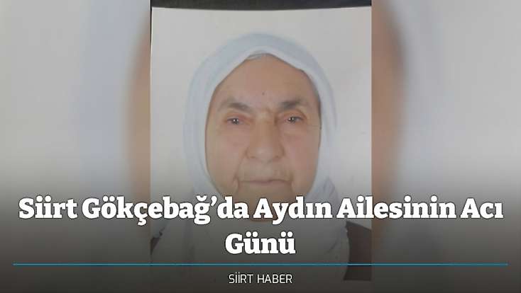Siirt Gökçebağ’da Aydın Ailesinin Acı Günü