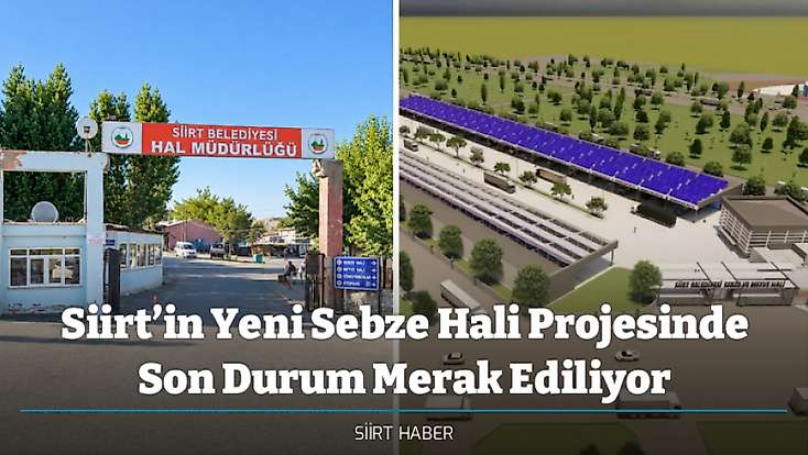 Siirt’in Yeni Sebze Hali Projesinde Son Durum Merak Ediliyor