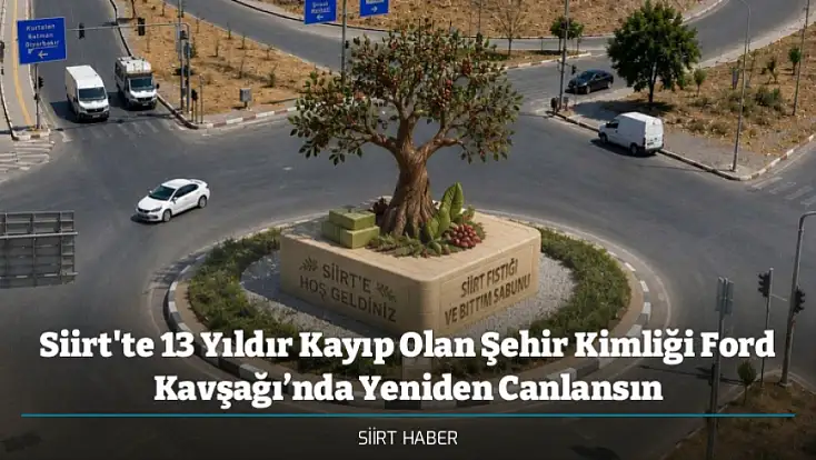 Siirt'te 13 Yıldır Kayıp Olan Şehir Kimliği Ford Kavşağı’nda Yeniden Canlansın