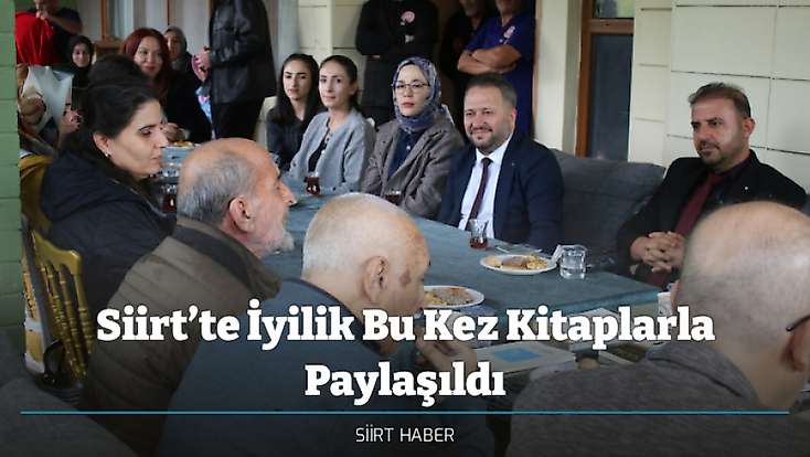 Siirt’te İyilik Bu Kez Kitaplarla Paylaşıldı