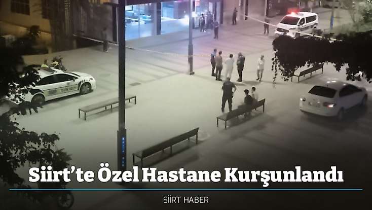 Siirt’te Güres Caddesinde 3 El Ateş Edildi