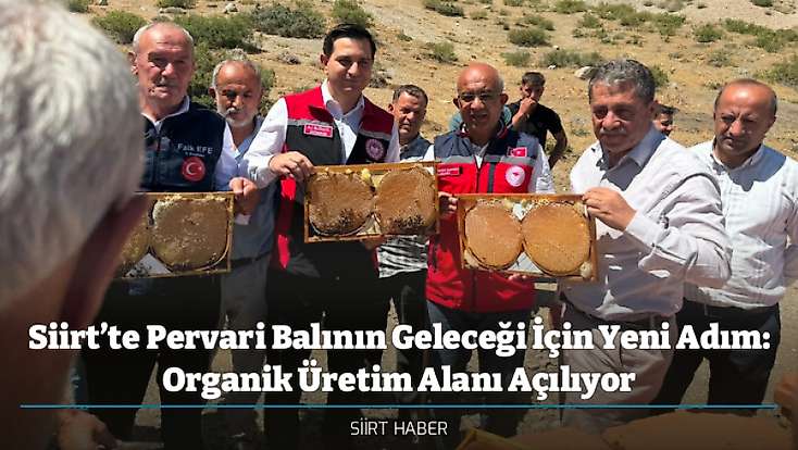 Siirt’te Pervari Balının Geleceği İçin Yeni Adım: Organik Üretim Alanı Açılıyor