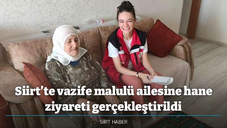 Siirt’te vazife malulü ailesine hane ziyareti gerçekleştirildi
