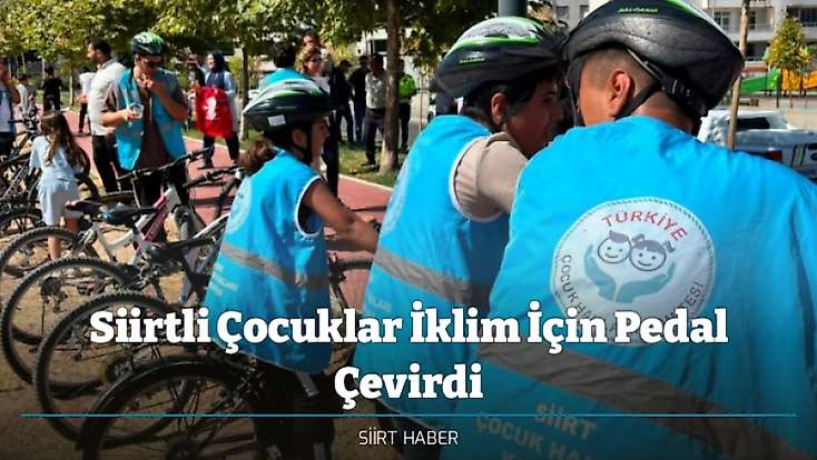 Siirtli Çocuklar İklim İçin Pedal Çevirdi