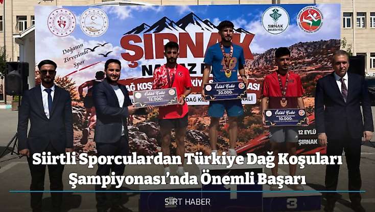 Siirtli Sporculardan Türkiye Dağ Koşuları Şampiyonası’nda Önemli Başarı